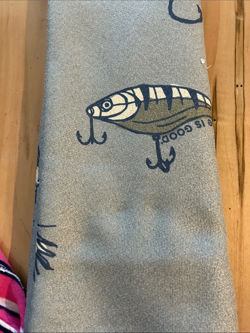 Life Is Good Blue & Gray Micro Terry Quick-Dry Towel